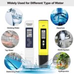 Tds & ec electronic water quality tester, tds & ec temperature meter, auto calibration, tds ph ec temperature ...