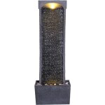 Peaktop by teamson home garden eaus propose une grande fontaine d'eau courbe ext�rieure avec des lumi�res ...