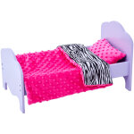 Teamson kids - lit de poupée 45 cm draps accessoires nurserie olivia's little world rose violet td - ... Teamson kids - lit de poupée 45 cm draps accessoires nurserie olivia's little world rose violet td - ...