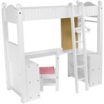 Teamson kids - lit superposé mezzanine avec bureau et rangement pour poupée poupon jeux olivias little ... Teamson kids - lit superposé mezzanine avec bureau et rangement pour poupée poupon jeux olivias little ...