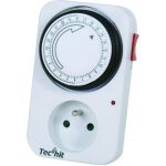 Tec hit 730200 - programmateur mécanique journalier avec interrupteur - segment de 30 mn - 3500 w - en ... Tec hit 730200 - programmateur mécanique journalier avec interrupteur - segment de 30 mn - 3500 w - en ...