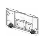 Tece - plaque transparente de fermeture avec loquets pour bti support