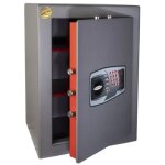 Technomax - coffre - fort � fixer � combinaison �lectronique digitale, 7 p�nes, 85 l, 60x43x40 cm