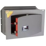 Technomax ? coffre - fort � emmurer � cl�, certifi� en 14450:18 - s2, 4 p�nes, 18 l, 27x39x24 cm