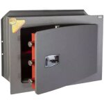 Technomax ? coffre - fort � emmurer � cl�, certifi� en 14450:18 - s2, 5 p�nes, 21 l, 34x46x20 cm