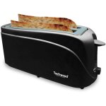 Techwood tgp - 506 grille pain 2 longues fentes noir