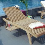 Teck'attitude - bain de soleil en teck massif beverly