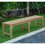 Teck'attitude - banc en teck massif melbourne 180 cm (sans dossier)