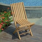 Teck'attitude - chaises de jardin pliantes en teck massif karimun (lot de 2) Teck'attitude - chaises de jardin pliantes en teck massif karimun (lot de 2)