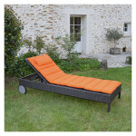 Teck'attitude - matelas orange pour bain de soleil