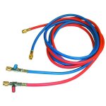 Tuyau bleu tecnogas pour vides et chargés de climatiseurs et 1 / 4x5 / 16 11447 Tuyau bleu tecnogas pour vides et chargés de climatiseurs et 1 / 4x5 / 16 11447