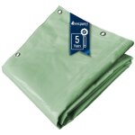 Tecplast b�che bois 2, 5x3 m lp506bo vert sauge - garantie 5 ans - b�che de protection �tanche en pvc ...