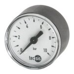 Manomtre, central arrire,  nominal : 40 mm, raccord g 1 / 8 pouces, plage d'affichage 0 - 4 bar