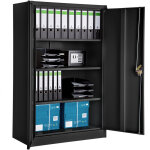 Tectake - armoire de classement en métal verrouillable, deux clés incluses Tectake - armoire de classement en métal verrouillable, deux clés incluses