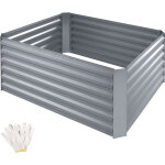 Tectake - carré potager 600 l en acier galvanisé Tectake - carré potager 600 l en acier galvanisé