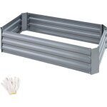 Tectake - carré potager 200 l en acier galvanisé Tectake - carré potager 200 l en acier galvanisé