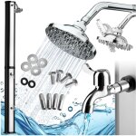 Tectake - douche solaire 35 litres eau chaude, sans raccordement lectrique