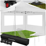 Tectake - pavillon de jardin 3 x 3 m avec cadre en aluminium tanche