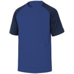 Tee - shirt bicolore genoa manches courtes bleu roi / bleu marine t2xl - delta plus - genoabmxx