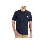 Tee - shirt carhartt poche poitrine - taille xl - noir - s1103296001xl