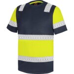Tee - shirt haute visibilit fluo one jaune / marine xl