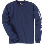 Tee shirt manches longues carhartt 100% coton marine l Tee shirt manches longues carhartt 100% coton marine l