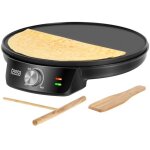 Teesa cr�pi�re �lectrique 30 cm noire 1200 w