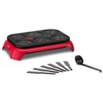Tefal crep'party py55c5f0 crpire rouge pour 6 personnes