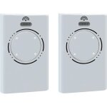 T�l�commande 4 canaux 868 mhz blanc pour portail et garage ? garantie 3 ans ortviai