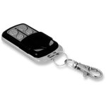 T�l�commande portail - jollyopen - 4 canaux - noir / silver - pr� programm�e - 433 mhz