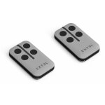 Tlcommande pour portail et porte de garage compatible extel umii - extel - 761100 - lot de 2