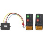Tlcommande sans fil pour treuil 12v / 24v (porte 23m) - 2 metteurs + 1 rcepteur - universelle voiture ...