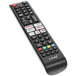T�l�commande universelle - linq - samsung - port�e 8m - acc�s direct netflix et youtube - noir