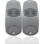 T�l�commande universelle portail, came top 432ee lot de 2 telecommandes portatives 433, compatibles avec ...