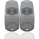 Tlcommande universelle portail, came top 432ee lot de 2 telecommandes portatives 433, compatibles avec ...