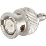 100027459 100027459 connecteur bnc m�le, droit 50 ? 1 pc(s) d13243 - teleg�rtner
