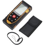 T�l�m�tre num�rique de distance de 1 mm � 40 / 60 / 80 / 100 m avec grand �cran lcd r�tro�clair� et niveau ...