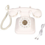 T�l�phone fixe vintage � grosses touches - d�coration r�tro pour maison, bureau ou h�tel
