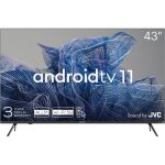 Téléviseur led kivi 43', uhd, android tv, 3840x2160, 60 hz, son jvc, 2x12w, bt 5. 1, hdmi, noir Téléviseur led kivi 43', uhd, android tv, 3840x2160, 60 hz, son jvc, 2x12w, bt 5. 1, hdmi, noir