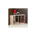 Temahome boutique officielle - bureau d'angle 94x94x82 cm chêne - loca Temahome boutique officielle - bureau d'angle 94x94x82 cm chêne - loca