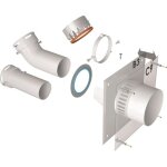 Ten - plaque 4 en 1 murale et plafond c9 / b22p - b23p diam�tre 80 mm