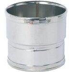 Ten - raccord de départ foyer insert inox ø 180 / 186 118180 Ten - raccord de départ foyer insert inox ø 180 / 186 118180