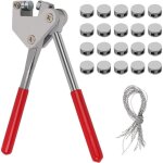 Tenailles pinces d'�tanch�it� set rouge plomb seal 10mm poign�e en plastique (1x �tanch�it� de pinces ...