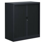 Les tendances - armoire de bureau portes  rideaux 2 tagres