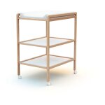 Les tendances - at4 - table  langer 2 tagres essentiel en bois