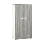 Les tendances - babyprice armoire chambre bebe smile chene silex 2 portes