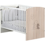 Les tendances - babyprice lit bebe lapinou 120x60 cm 3 positions