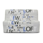 Les tendances - banquette bz - tissu anthracite - l143 x p97 x h89cm - joe