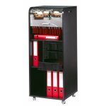 Caisson de bureau mobile noir 108 cm - coloris: new york 504