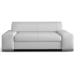 Les tendances - canapé en simili cuir plazo ? confort et du raffinement - blanc - 2 places Les tendances - canapé en simili cuir plazo ? confort et du raffinement - blanc - 2 places